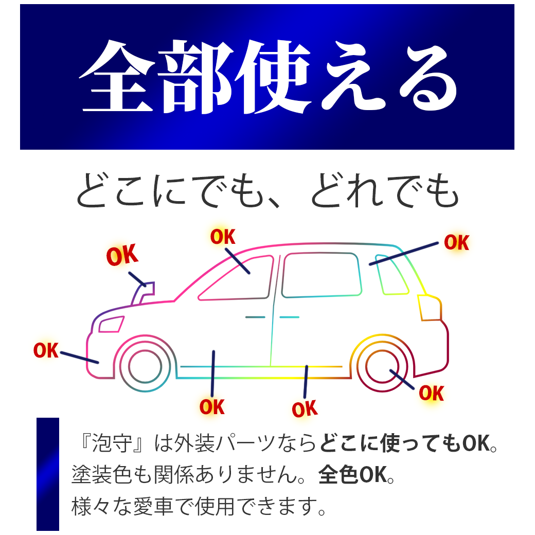 コーティング車用カーシャンプー泡守