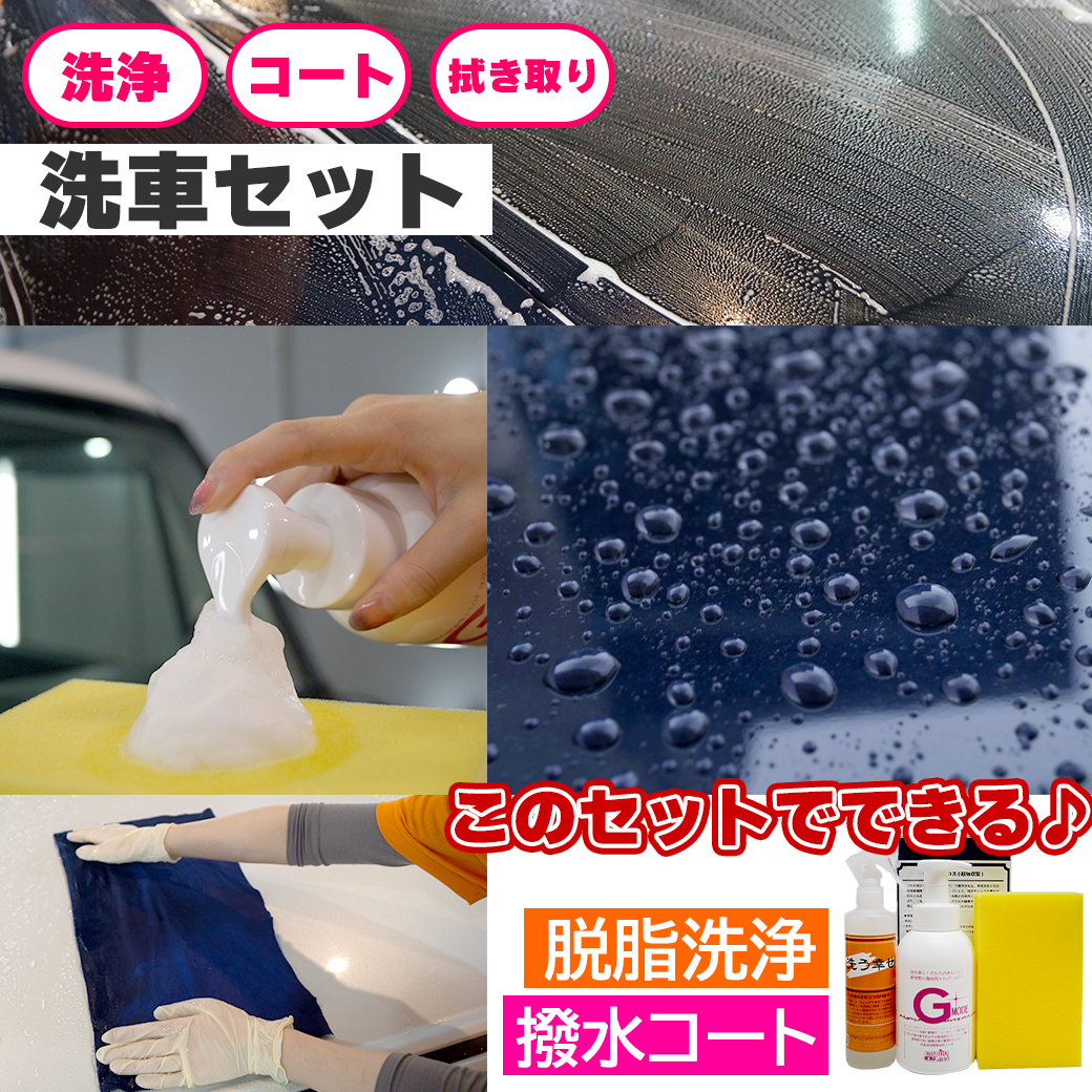 コーティング剤セット商品洗車用品店カーピカ楽天市場Gモードファインセット